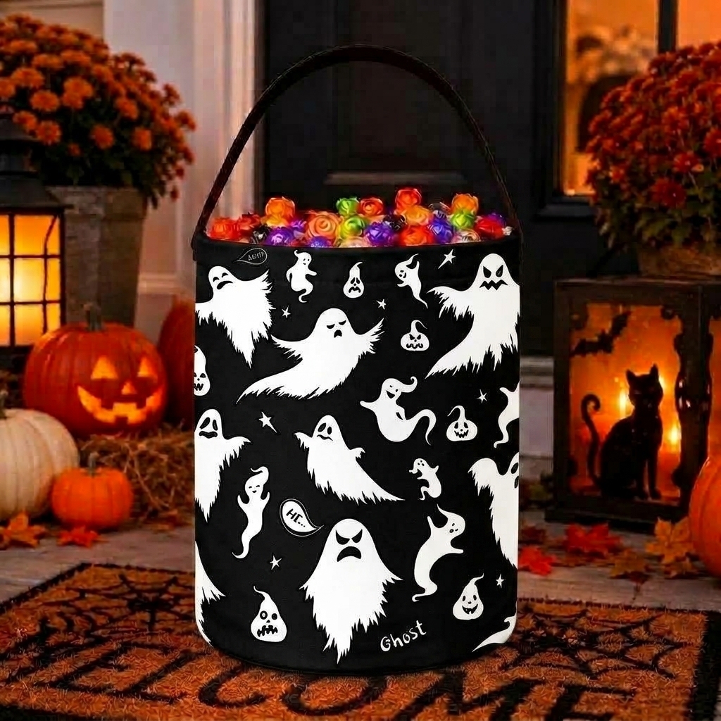 Halloween DIY Coloring Candy Bag | Color Your Own Trick or Treat Bag, Creative Stress Relief Activity for Kids