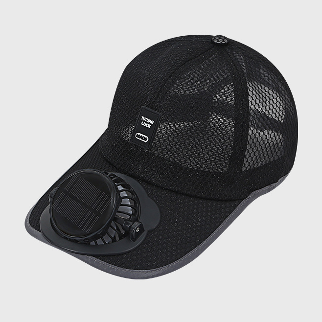 Solar Fan Cap,2026 Summer Breathable Mesh with Solar Charging Fan , Sun Protection Baseball Cap Golf Hat for Hiking,Travel