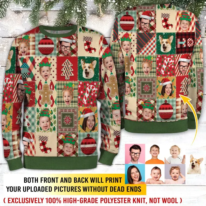 Custom Ugly Christmas Sweatshirt for Loved Ones