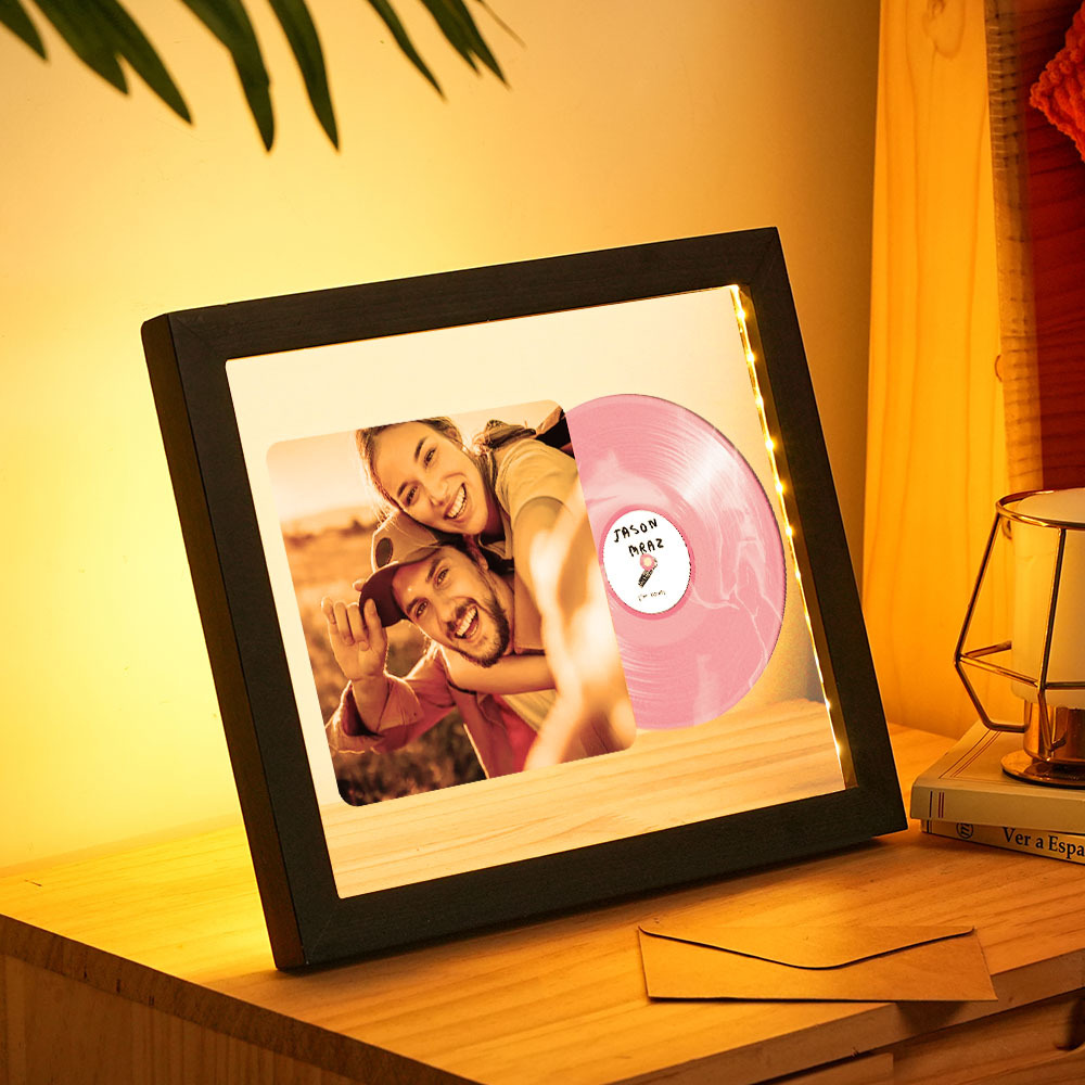 Music Photo Frame Night Lights Music Desk Decor That Plays Music Without Cell Phone Multiple Styles Couple Gifts