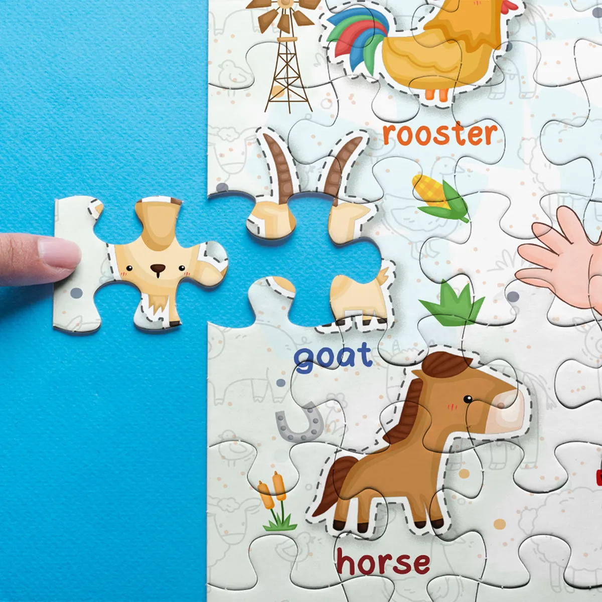 Jigsaw Puzzle Personalized Custom Photo Kid Play and Learn Puzzle Gift For Kids Trendy Personalized Photo Puzzle