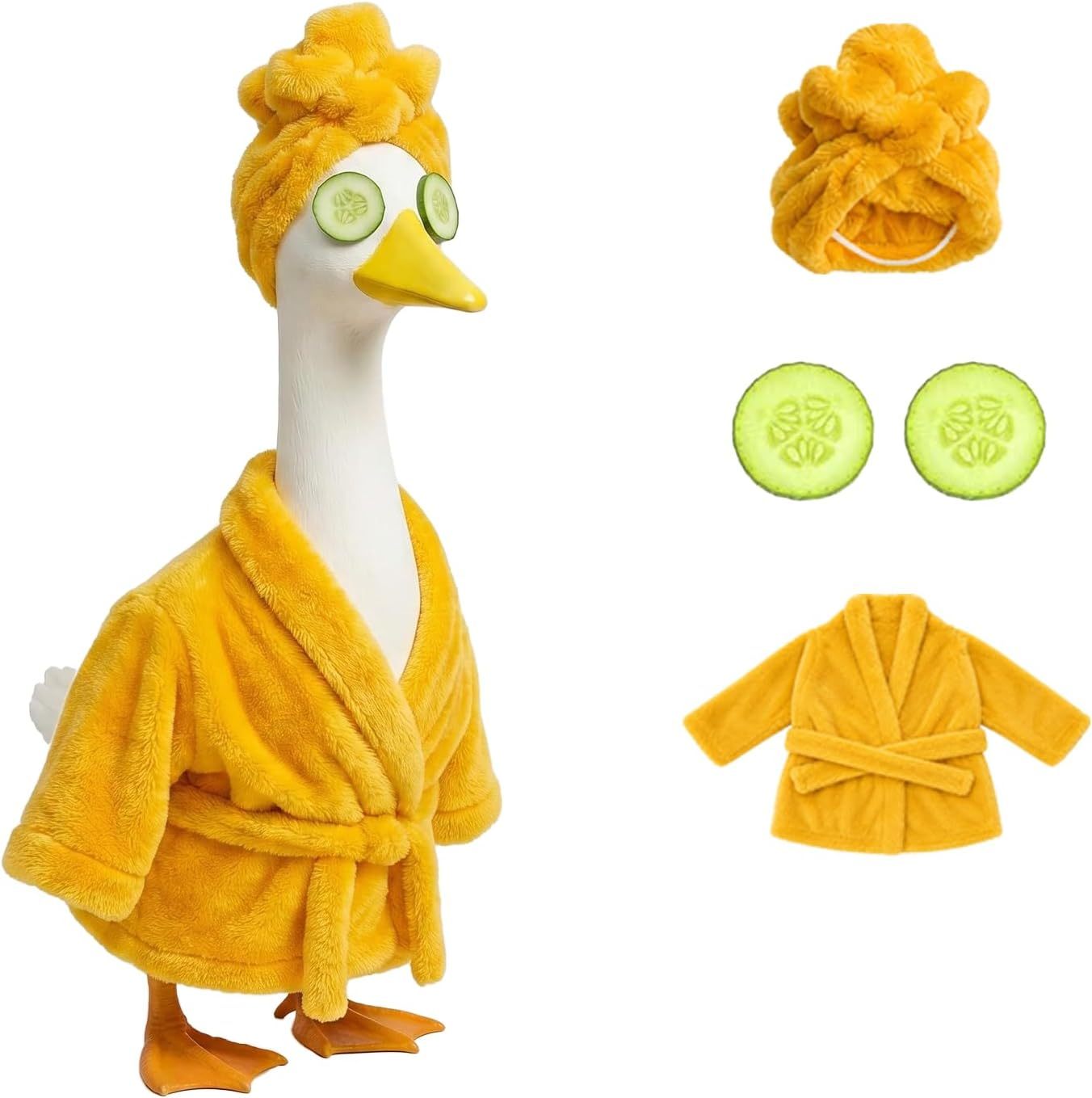 Porch Goose Outfits Goose Costume for 23" Goose Statue