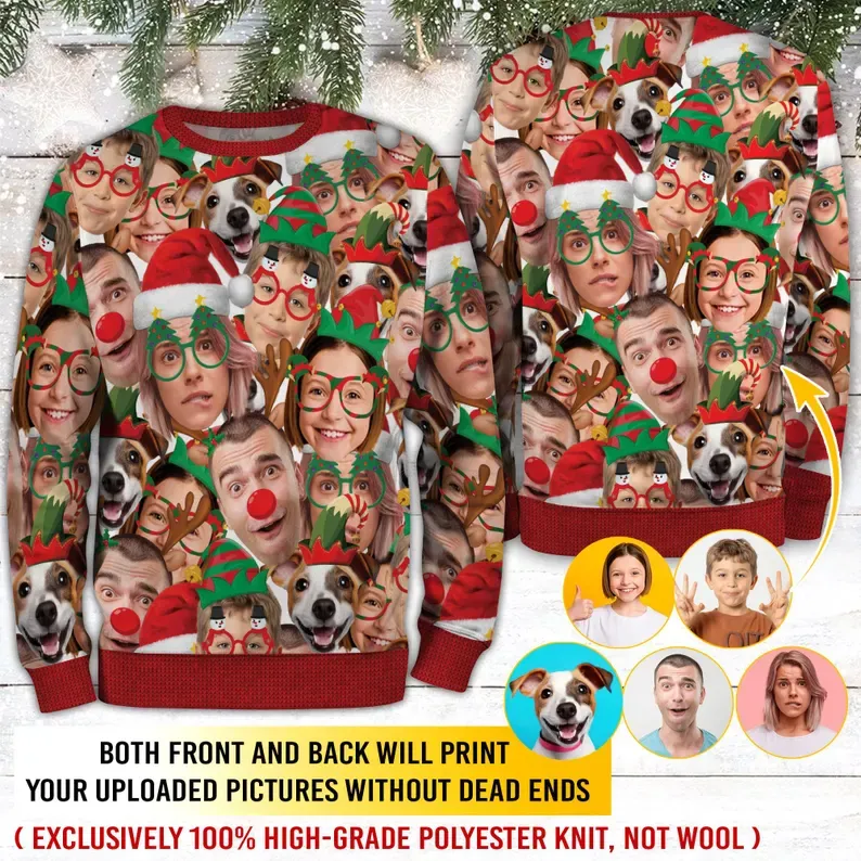 Custom Ugly Christmas Sweatshirt for Loved Ones