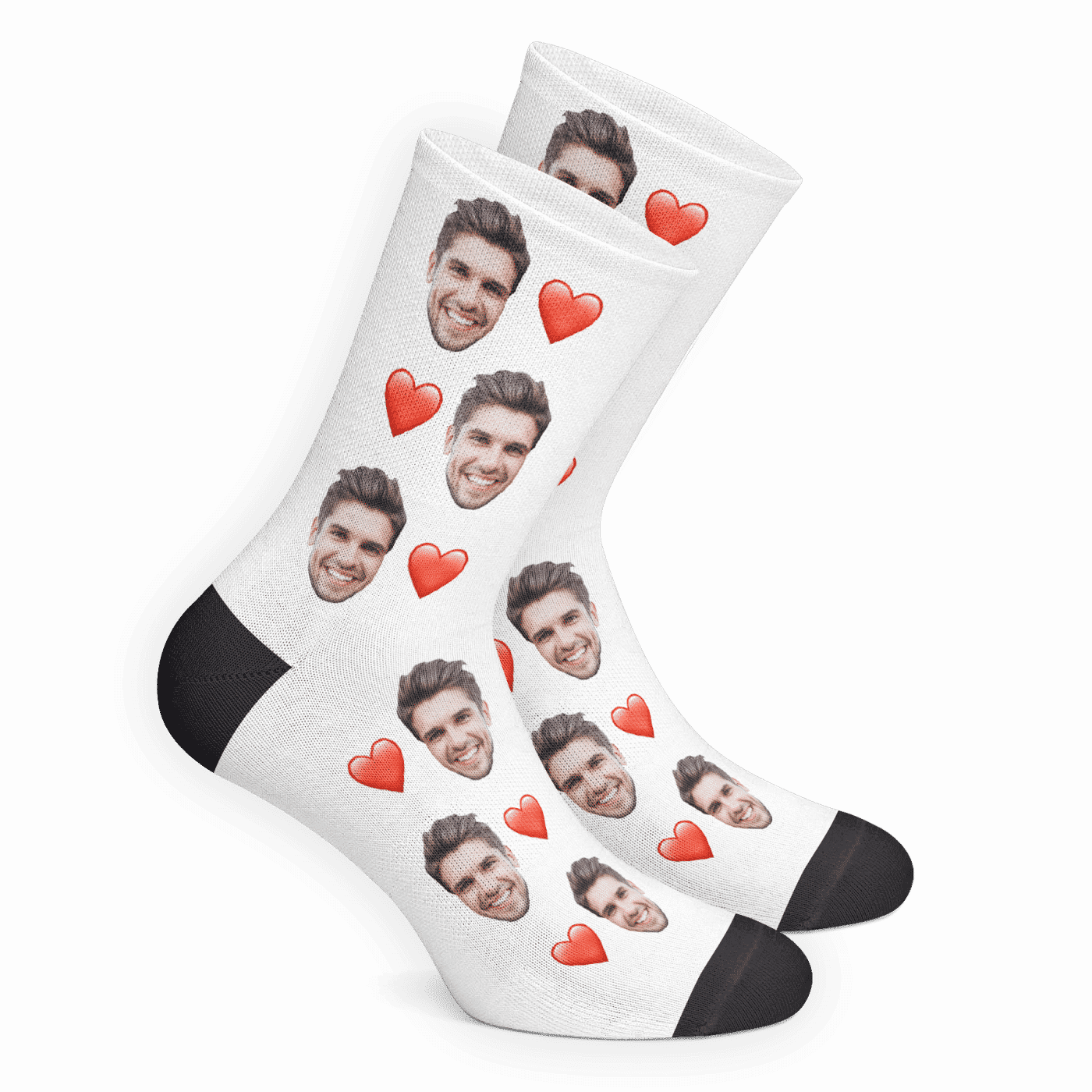 Custom Heart Socks - MyPhotoBags