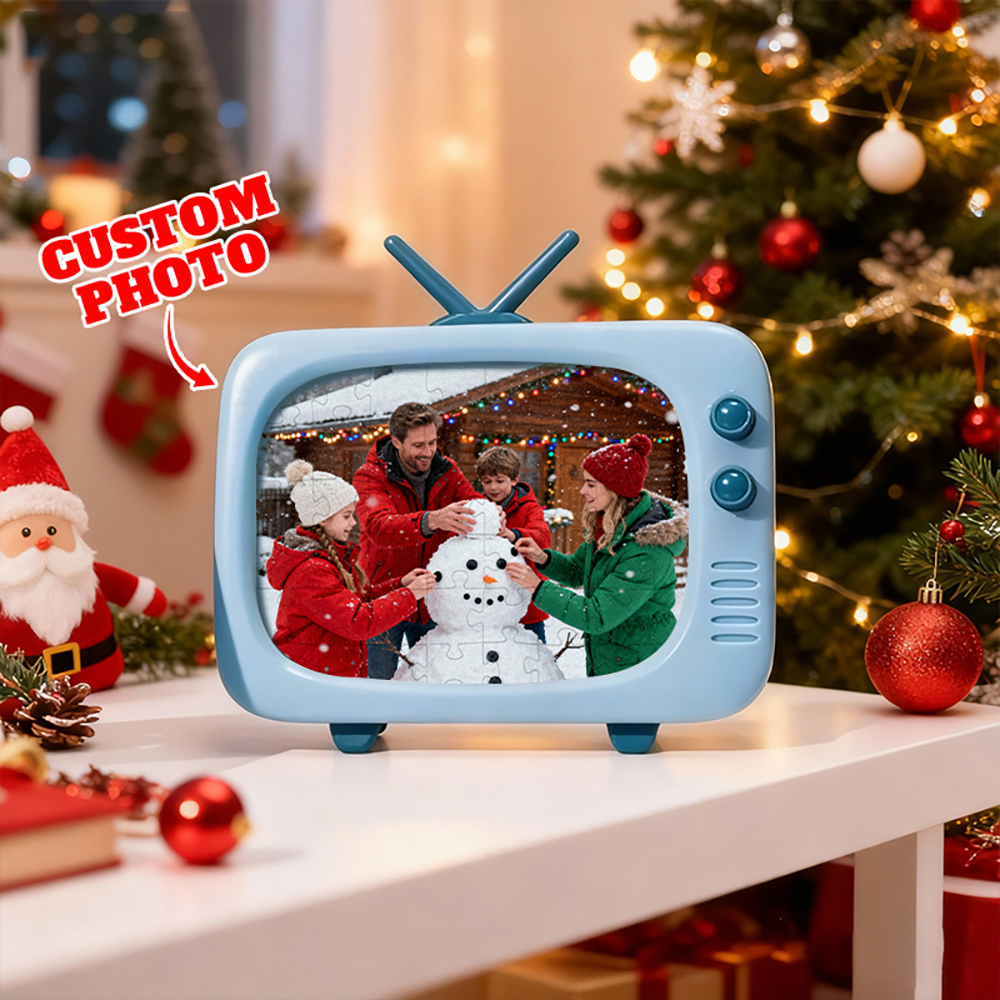 Custom Photo 3D Photo Frame Jigsaw Puzzle Kids Educational Toy Fun to Assemble and Play Home Decoration Christmas Gift