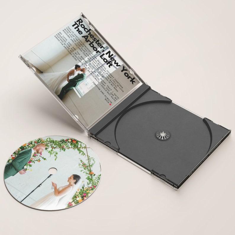 Custom CD & Jewel Case | PrintYourDisc Custom CD Mixtape | Personalized Custom CD Album, Valentines, Anniversary Wedding Gift
