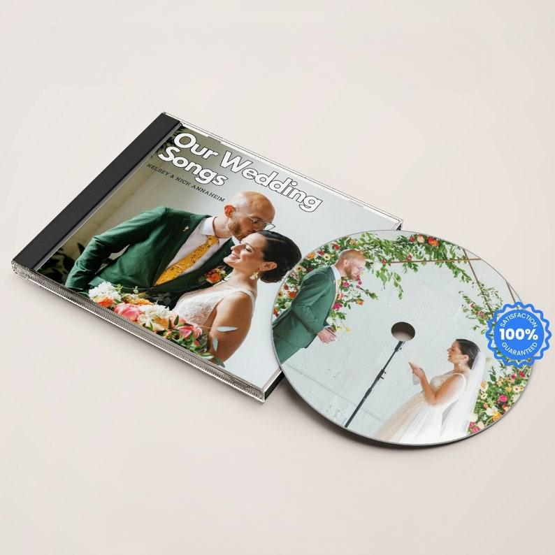 Custom CD & Jewel Case | PrintYourDisc Custom CD Mixtape | Personalized Custom CD Album, Valentines, Anniversary Wedding Gift