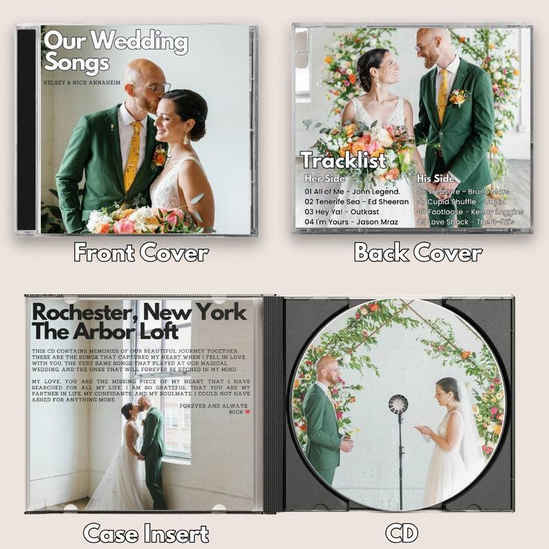 Custom CD & Jewel Case | PrintYourDisc Custom CD Mixtape | Personalized Custom CD Album, Valentines, Anniversary Wedding Gift