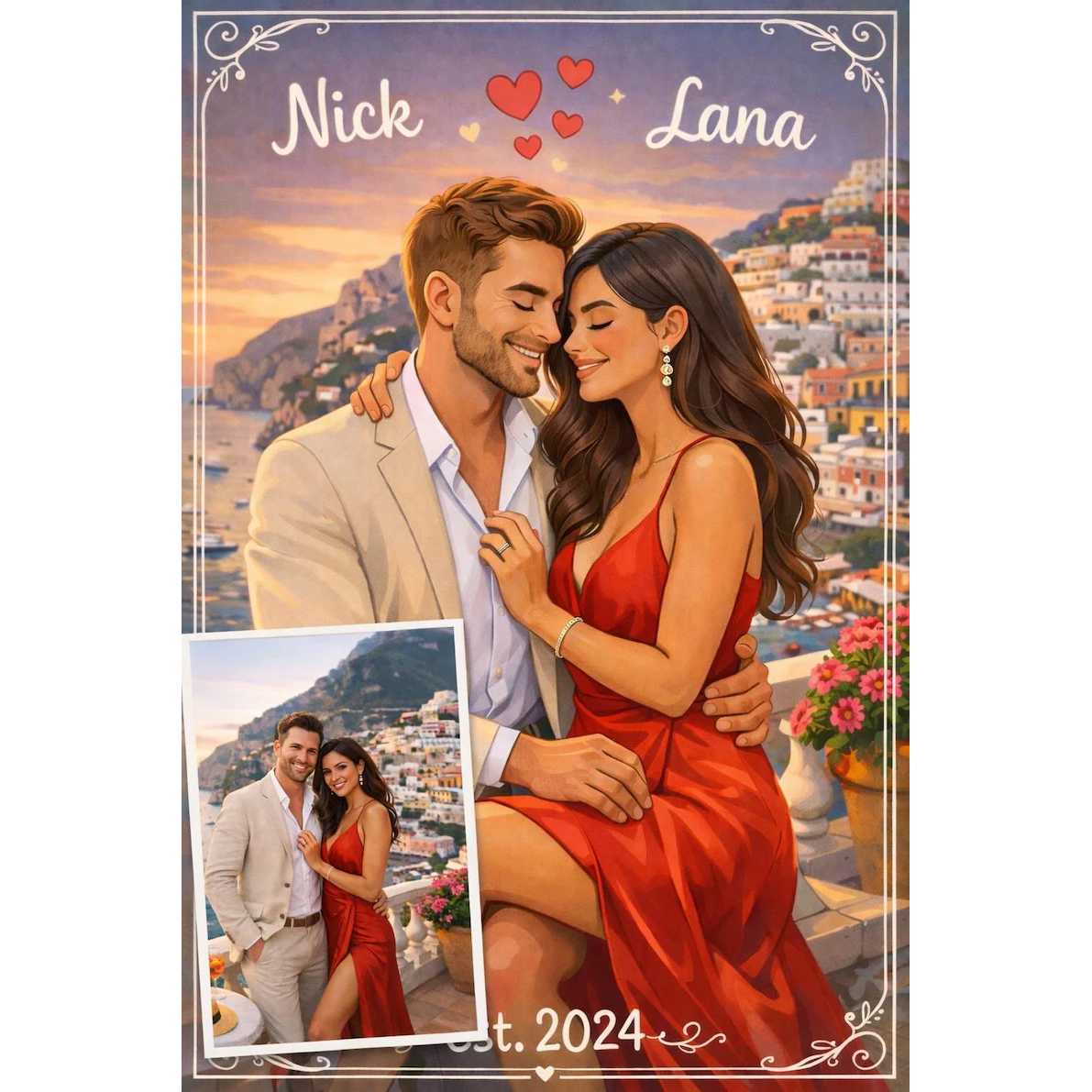 Custom Photo Collage Wallpaper | Personalized Lock Screen for iPhone & Samsung, Phone Background Art for Loved Ones