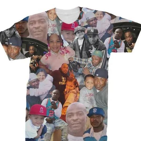 Custom Photos T-Shirt Personalized Vintage Photo T-Shirt