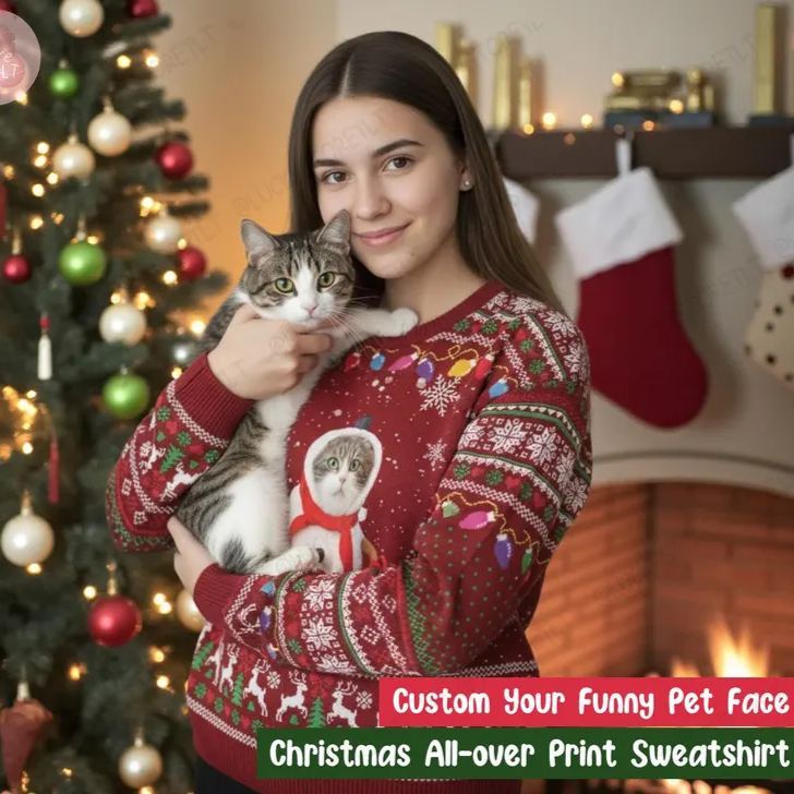 Custom Ugly Christmas Sweatshirt for Loved Ones