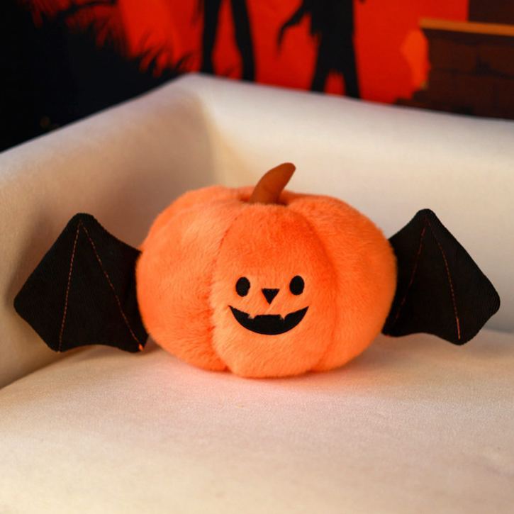 Halloween Plush Toy Soft Stuffed Ghost Bat Pumpkin Grim Reaper Dolls Cute Plushies for Kids Halloween Party Favors Home Decor