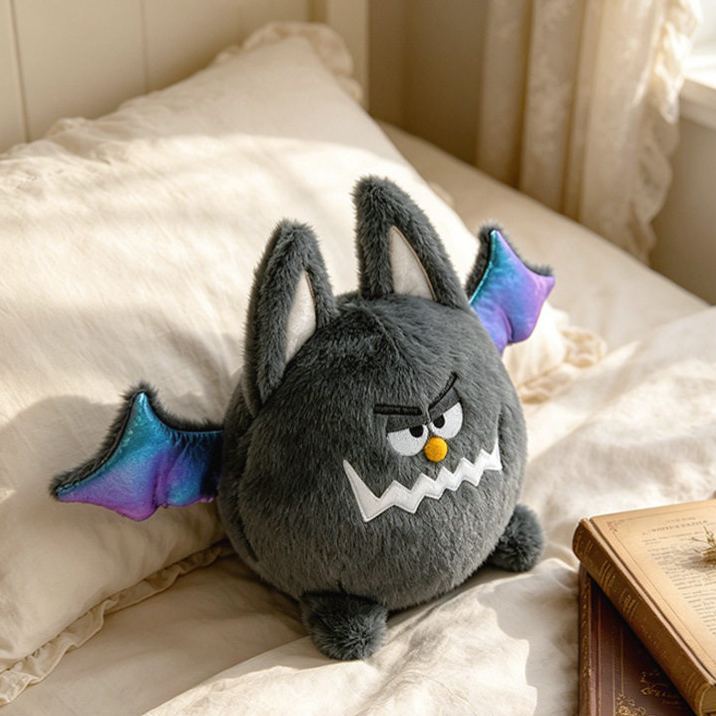 Halloween Plush Toy Soft Stuffed Ghost Bat Pumpkin Grim Reaper Dolls Cute Plushies for Kids Halloween Party Favors Home Decor