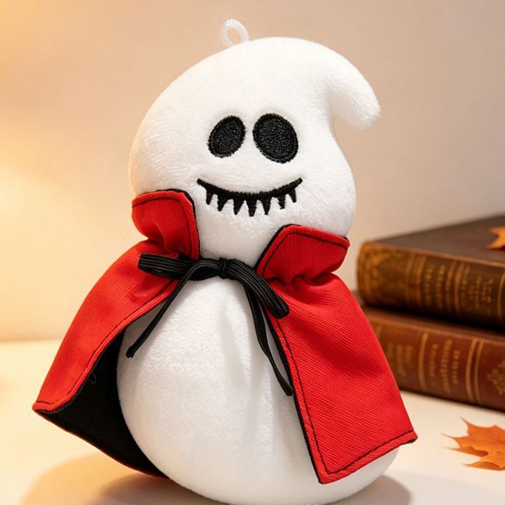 Halloween Plush Toy Soft Stuffed Ghost Bat Pumpkin Grim Reaper Dolls Cute Plushies for Kids Halloween Party Favors Home Decor