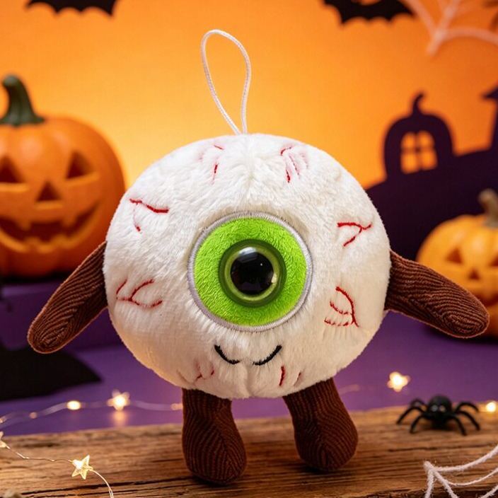 Halloween Plush Toy Soft Stuffed Ghost Bat Pumpkin Grim Reaper Dolls Cute Plushies for Kids Halloween Party Favors Home Decor