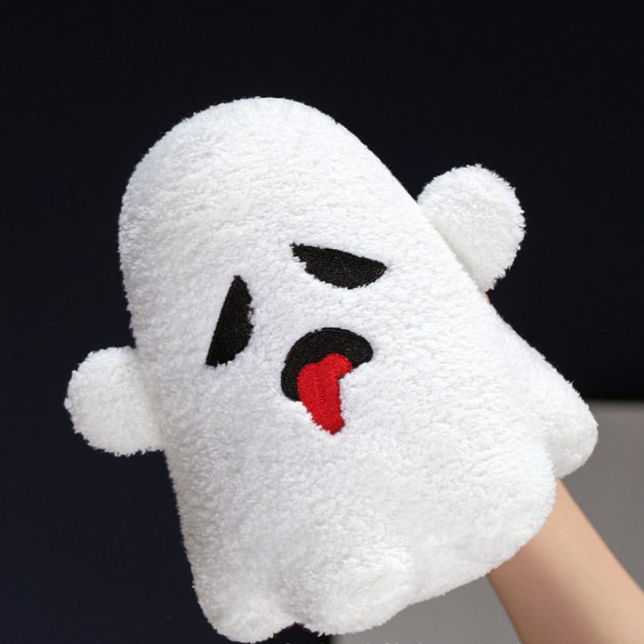 Halloween Plush Toy Soft Stuffed Ghost Bat Pumpkin Grim Reaper Dolls Cute Plushies for Kids Halloween Party Favors Home Decor