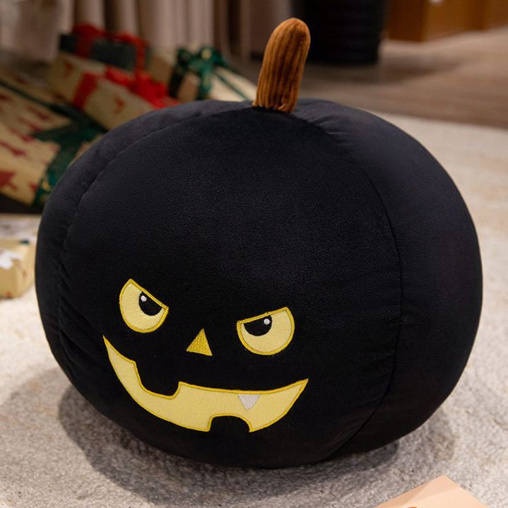 Halloween Plush Toy Soft Stuffed Ghost Bat Pumpkin Grim Reaper Dolls Cute Plushies for Kids Halloween Party Favors Home Decor
