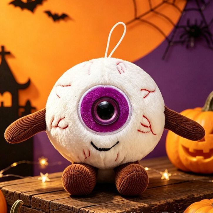 Halloween Plush Toy Soft Stuffed Ghost Bat Pumpkin Grim Reaper Dolls Cute Plushies for Kids Halloween Party Favors Home Decor