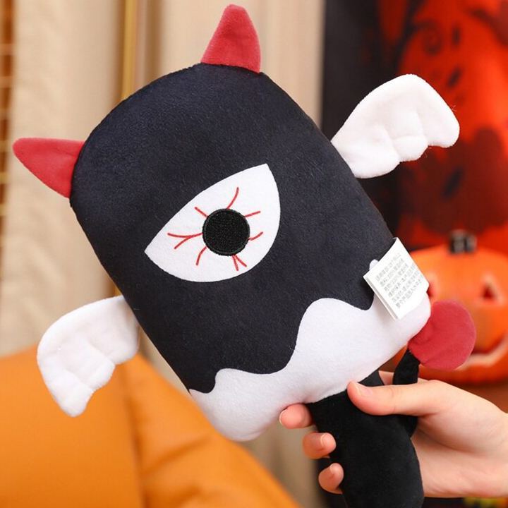 Halloween Plush Toy Soft Stuffed Ghost Bat Pumpkin Grim Reaper Dolls Cute Plushies for Kids Halloween Party Favors Home Decor
