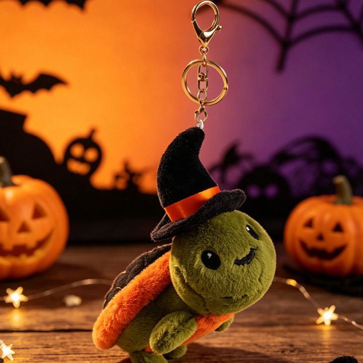 Halloween Plush Toy Soft Stuffed Ghost Bat Pumpkin Grim Reaper Dolls Cute Plushies for Kids Halloween Party Favors Home Decor