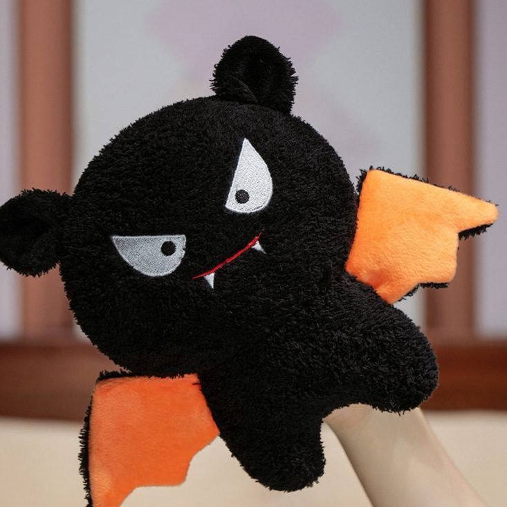 Halloween Plush Toy Soft Stuffed Ghost Bat Pumpkin Grim Reaper Dolls Cute Plushies for Kids Halloween Party Favors Home Decor