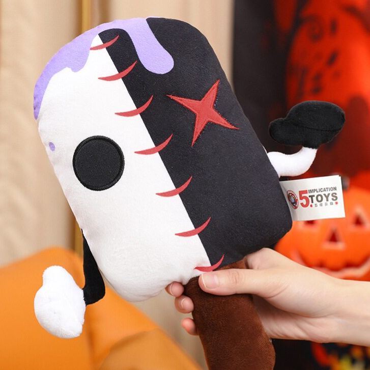 Halloween Plush Toy Soft Stuffed Ghost Bat Pumpkin Grim Reaper Dolls Cute Plushies for Kids Halloween Party Favors Home Decor