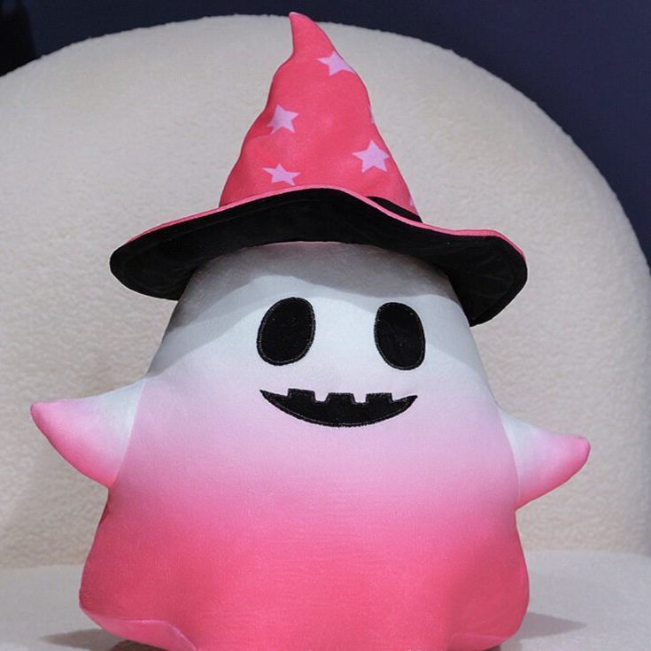 Halloween Plush Toy Soft Stuffed Ghost Bat Pumpkin Grim Reaper Dolls Cute Plushies for Kids Halloween Party Favors Home Decor