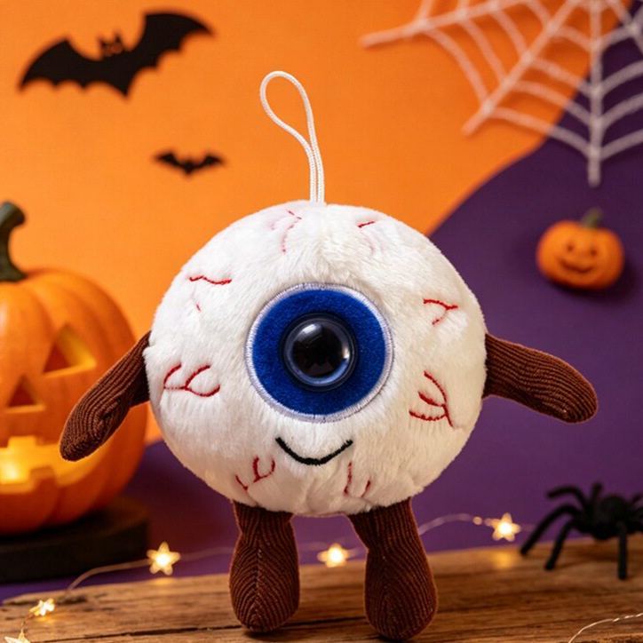 Halloween Plush Toy Soft Stuffed Ghost Bat Pumpkin Grim Reaper Dolls Cute Plushies for Kids Halloween Party Favors Home Decor