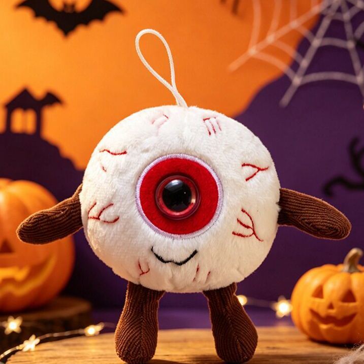 Halloween Plush Toy Soft Stuffed Ghost Bat Pumpkin Grim Reaper Dolls Cute Plushies for Kids Halloween Party Favors Home Decor