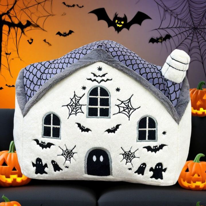 Halloween Plush Toy Soft Stuffed Ghost Bat Pumpkin Grim Reaper Dolls Cute Plushies for Kids Halloween Party Favors Home Decor