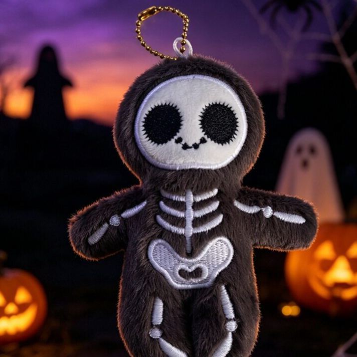 Halloween Plush Toy Soft Stuffed Ghost Bat Pumpkin Grim Reaper Dolls Cute Plushies for Kids Halloween Party Favors Home Decor