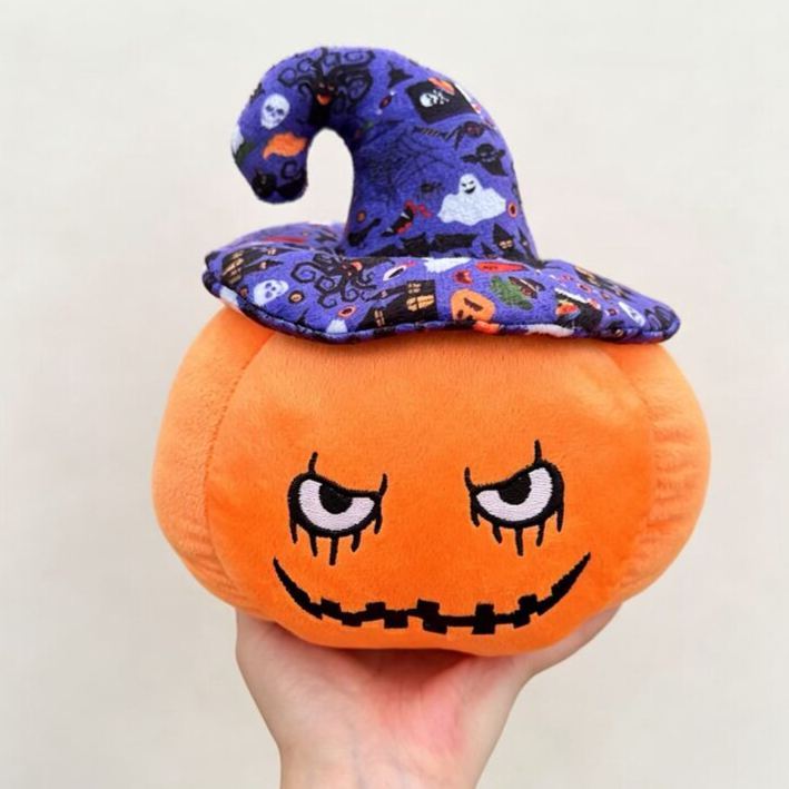 Halloween Plush Toy Soft Stuffed Ghost Bat Pumpkin Grim Reaper Dolls Cute Plushies for Kids Halloween Party Favors Home Decor