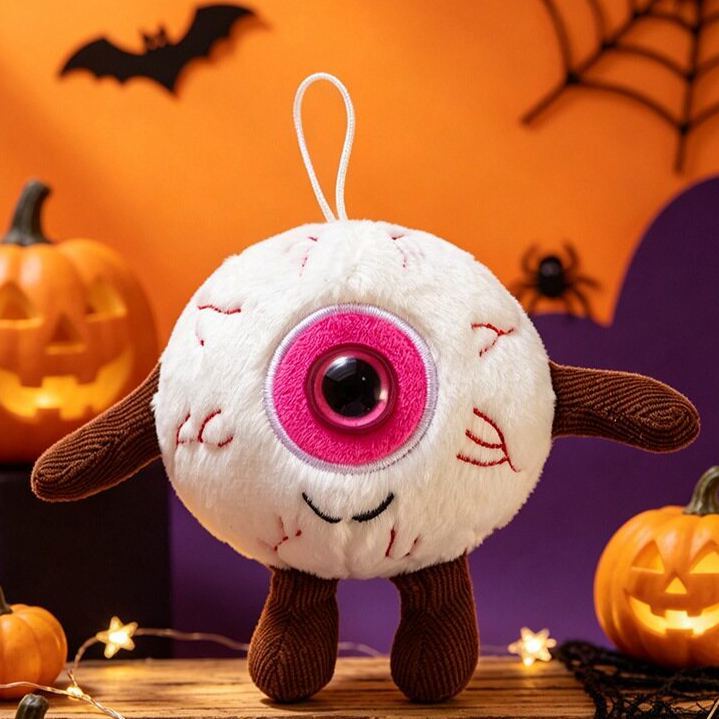 Halloween Plush Toy Soft Stuffed Ghost Bat Pumpkin Grim Reaper Dolls Cute Plushies for Kids Halloween Party Favors Home Decor