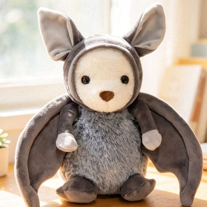 Halloween Plush Toy Soft Stuffed Ghost Bat Pumpkin Grim Reaper Dolls Cute Plushies for Kids Halloween Party Favors Home Decor