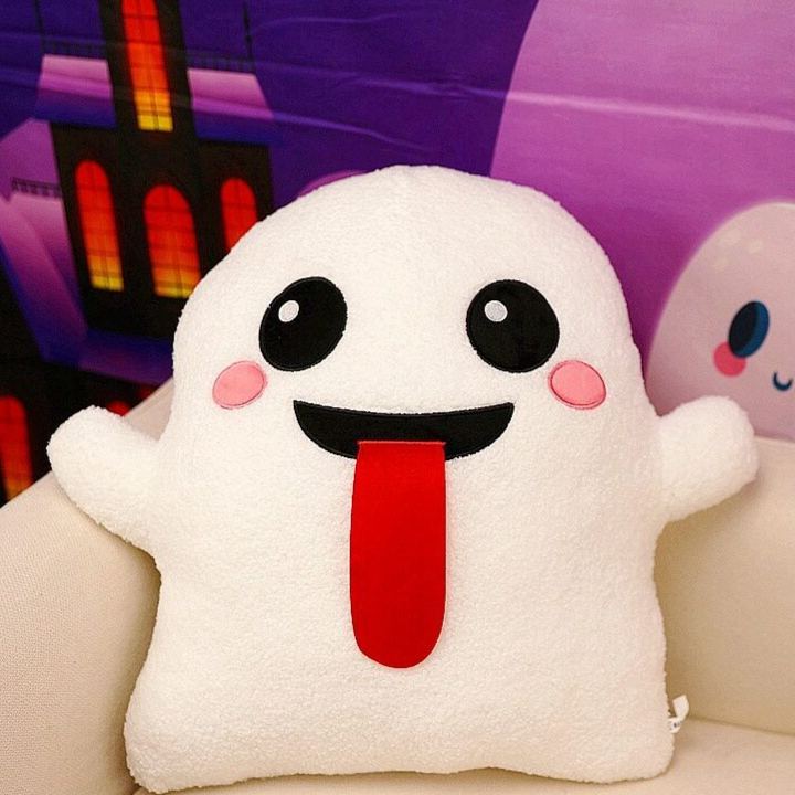 Halloween Plush Toy Soft Stuffed Ghost Bat Pumpkin Grim Reaper Dolls Cute Plushies for Kids Halloween Party Favors Home Decor
