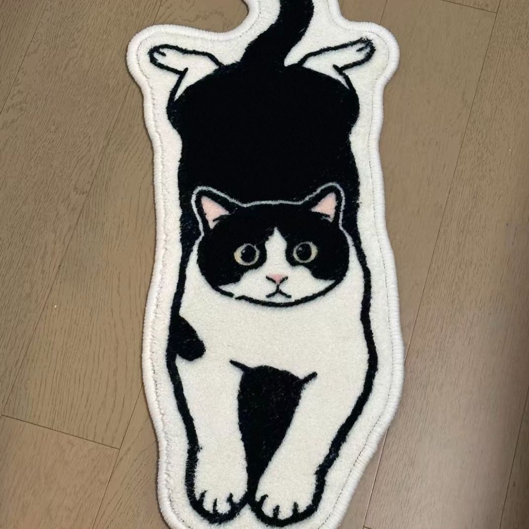 Custom Pet Rug from Photo | Personalized Cartoon Tufted Rug for Dog & Cat | 40*60cm | Custom Shaped Floor Mat