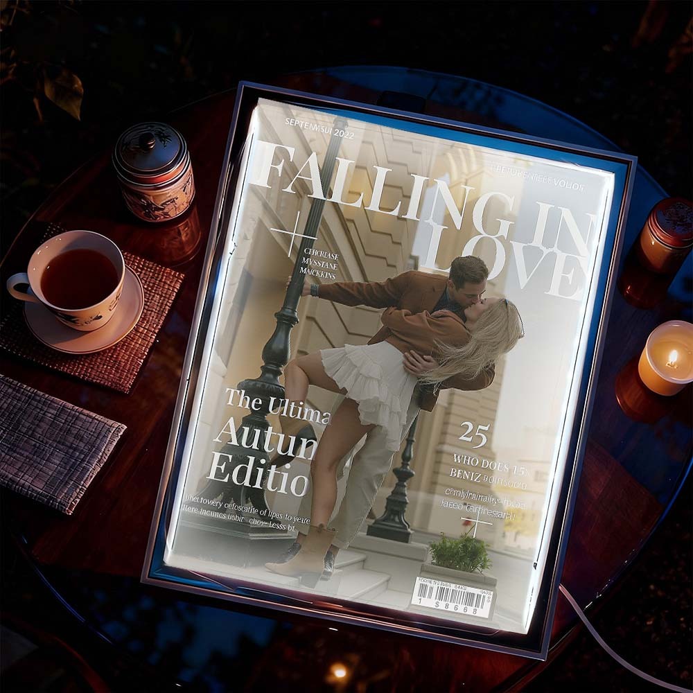 Personalized Magazine Cover Night Light