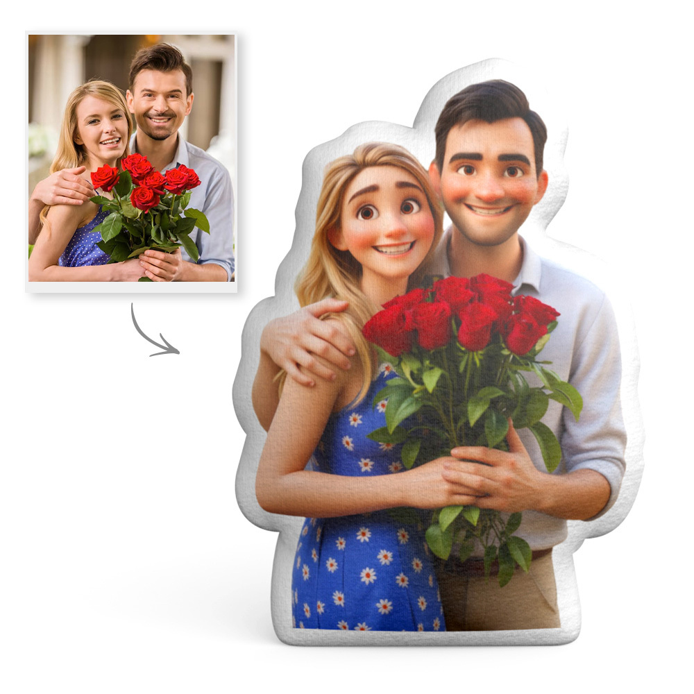Valentine's Day Couple Cartoon Doll Pillow For Your Partner