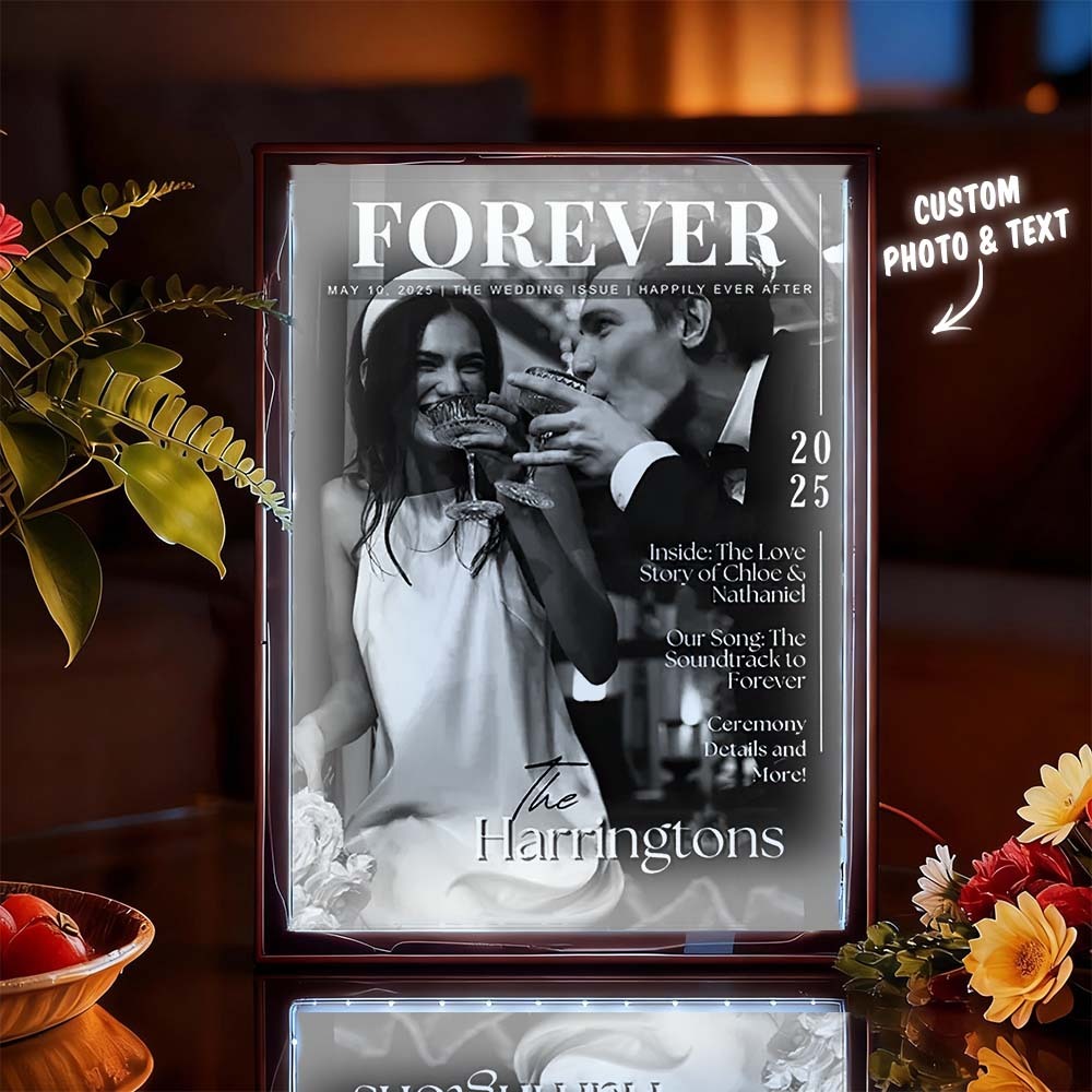 Personalized Magazine Cover Night Light
