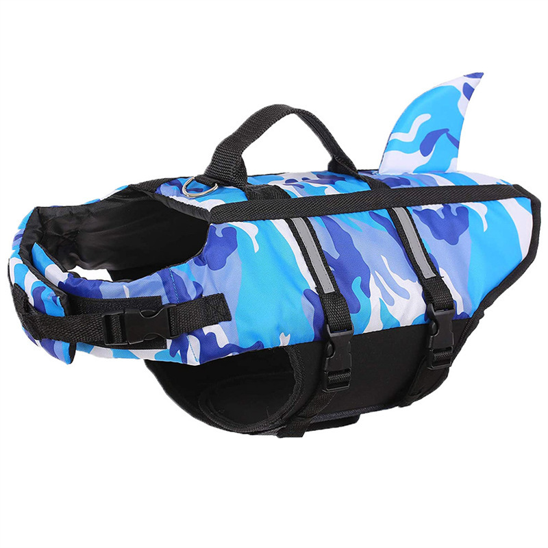 Dog Life Jacket Safety Buoyancy Swimming Vest Water Play Float Coat