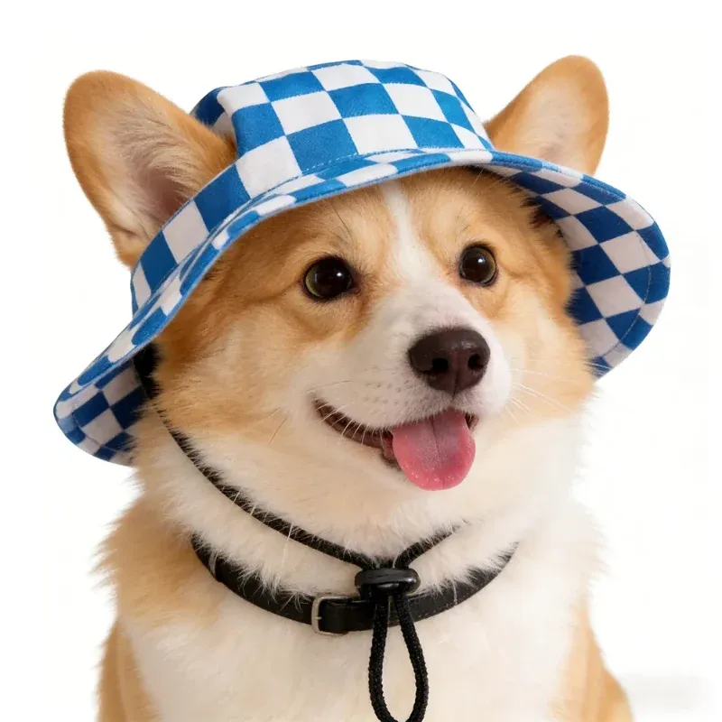 Pet Matching Fisherman Hat for Pet Lovers Dog Hat Summer Cat Summer Hat Cute Ears Shade Sun Hat Puppy Puppy Summer Hat