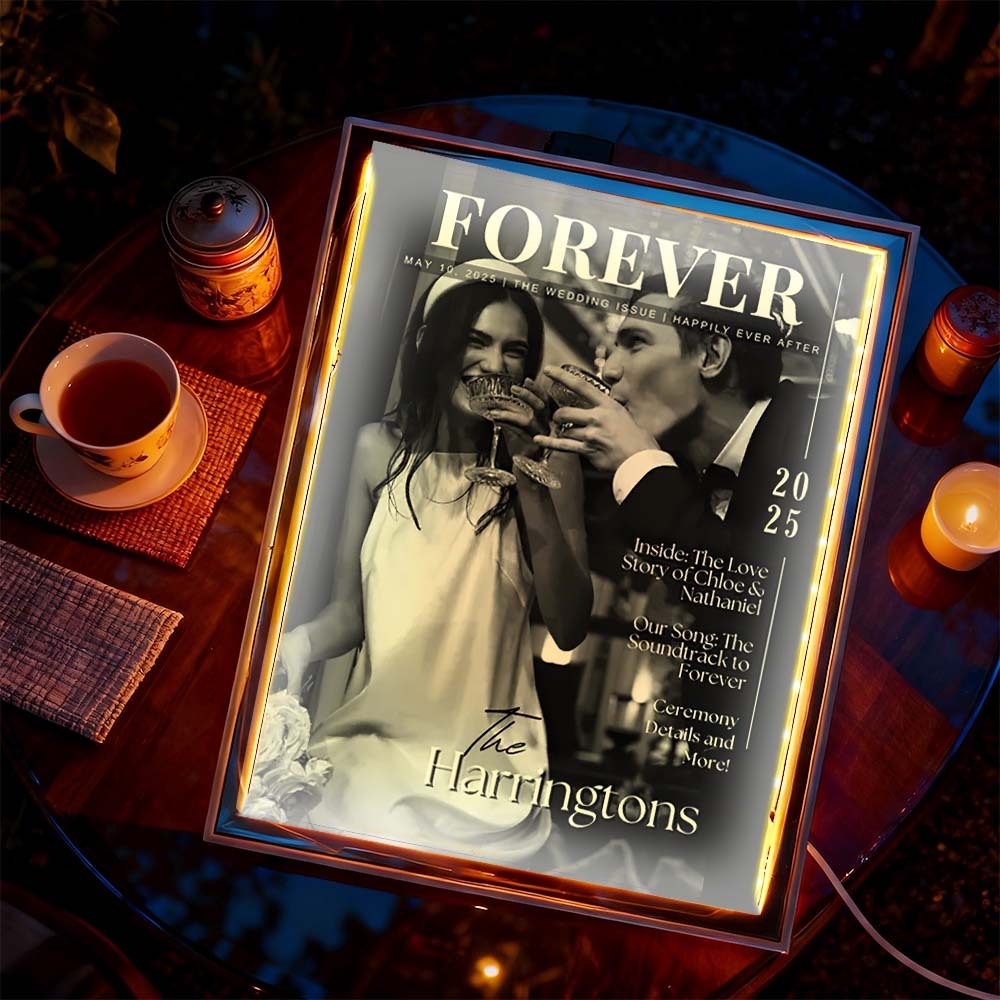 Personalized Magazine Cover Night Light