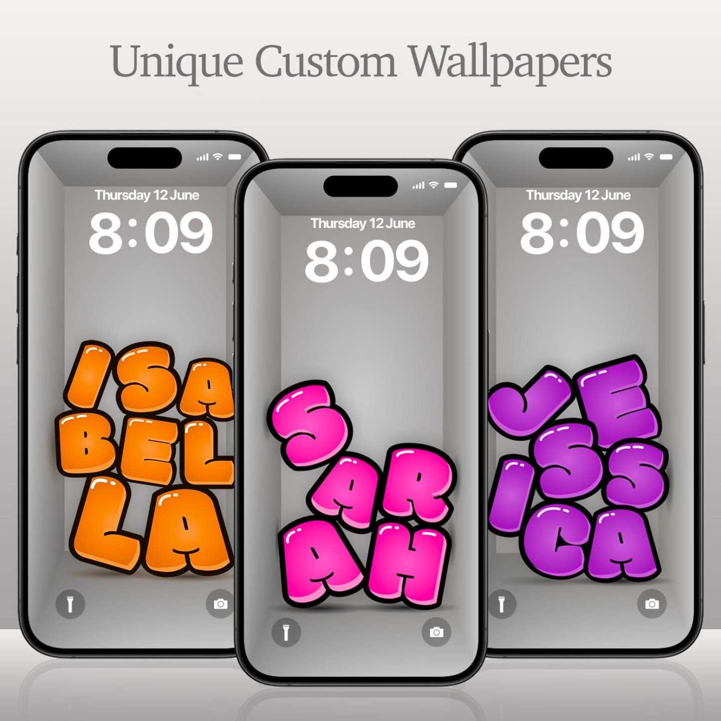 Custom Photo Collage Wallpaper | Personalized Lock Screen for iPhone & Samsung, Phone Background Art for Loved Ones