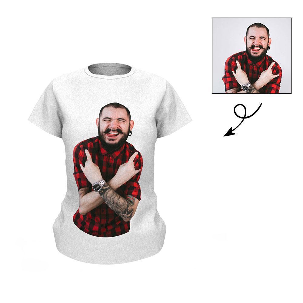 Custom Face Photo T-shirt For Women and Men-To Best Man And Bridesmaid