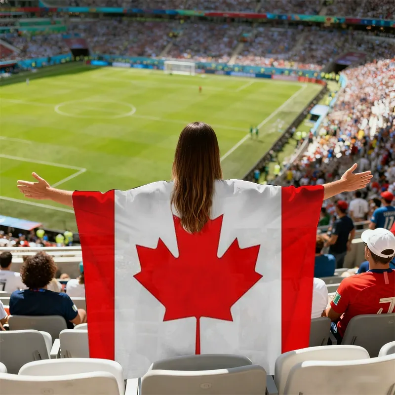 National Flag Cape World Cup Fan Body Flag Multi-Country Styles For Football Events 90x150cm