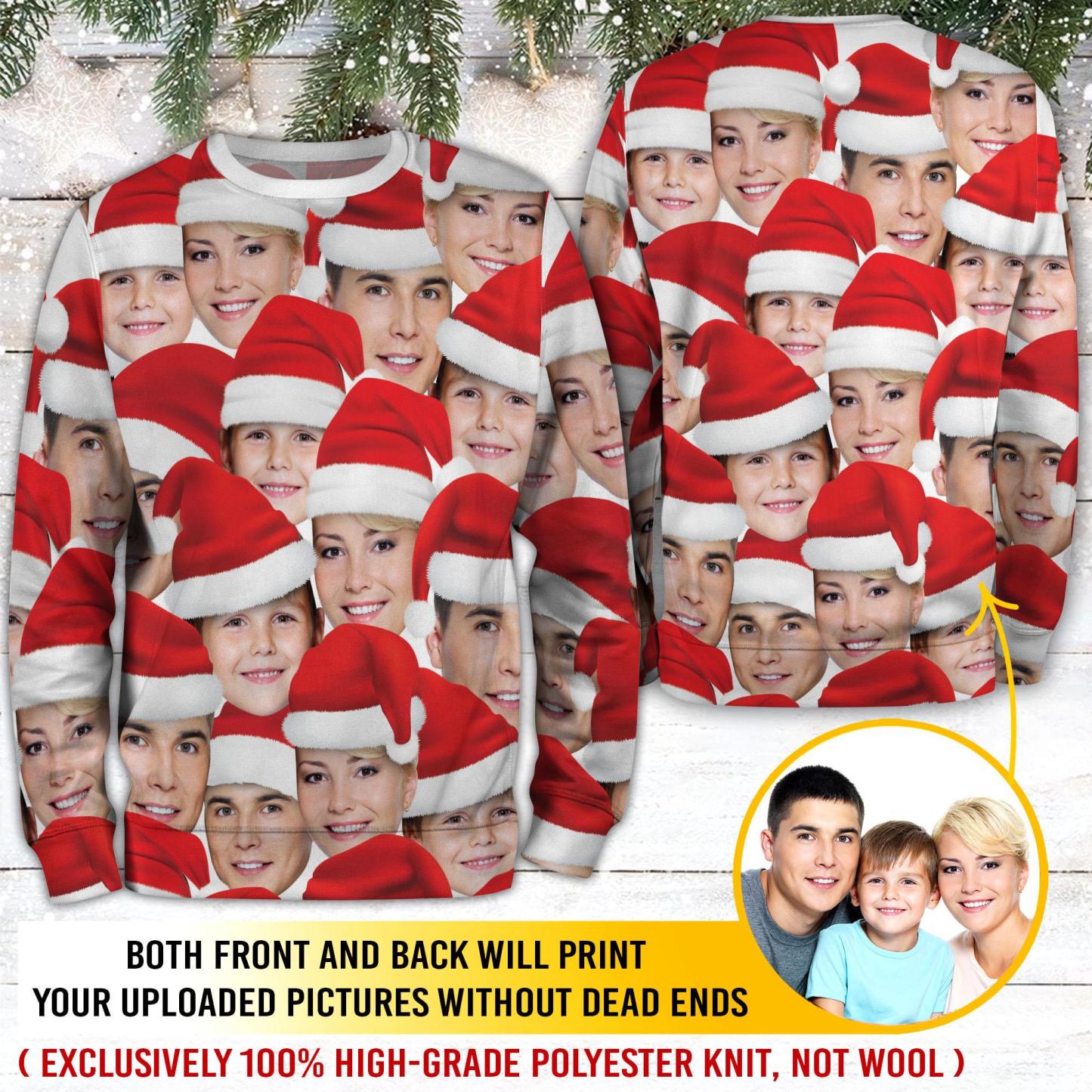 Custom Ugly Christmas Sweatshirt for Loved Ones