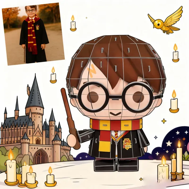 Personalized 3D Photo Puzzle Model Kit – Upload Your Image to Create a