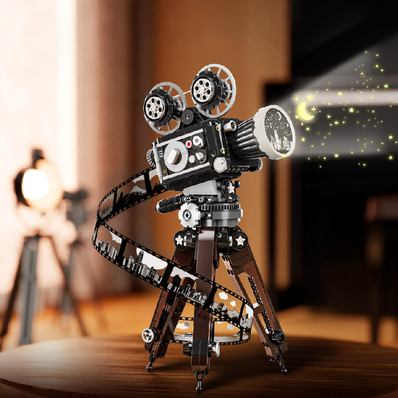 Anniversary Gifts Camera Film Roll Projector Brick Figure Can Project Your Photo 10 Photos Christmas Gifts For Couples - 