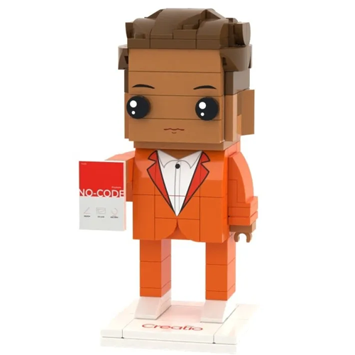Creatio Bulk Sale Orange suit Special Link Full Body Customizable 1 Person Custom Brick Figures
