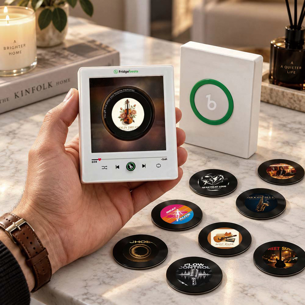 Personalized Vinyl Record Fridge Magnet - 